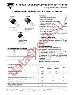 BYT28B-400HE3/45 datasheet  